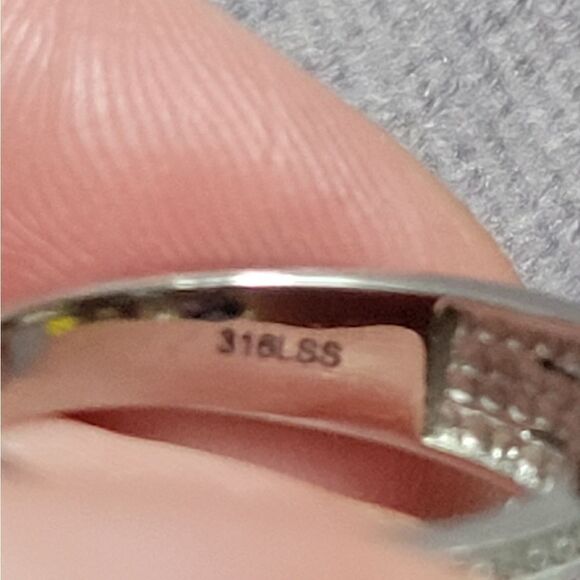 African Amethyst, Peridot, Brazilian Citrine Open Band Ring Size 9 - Picture 13 of 14